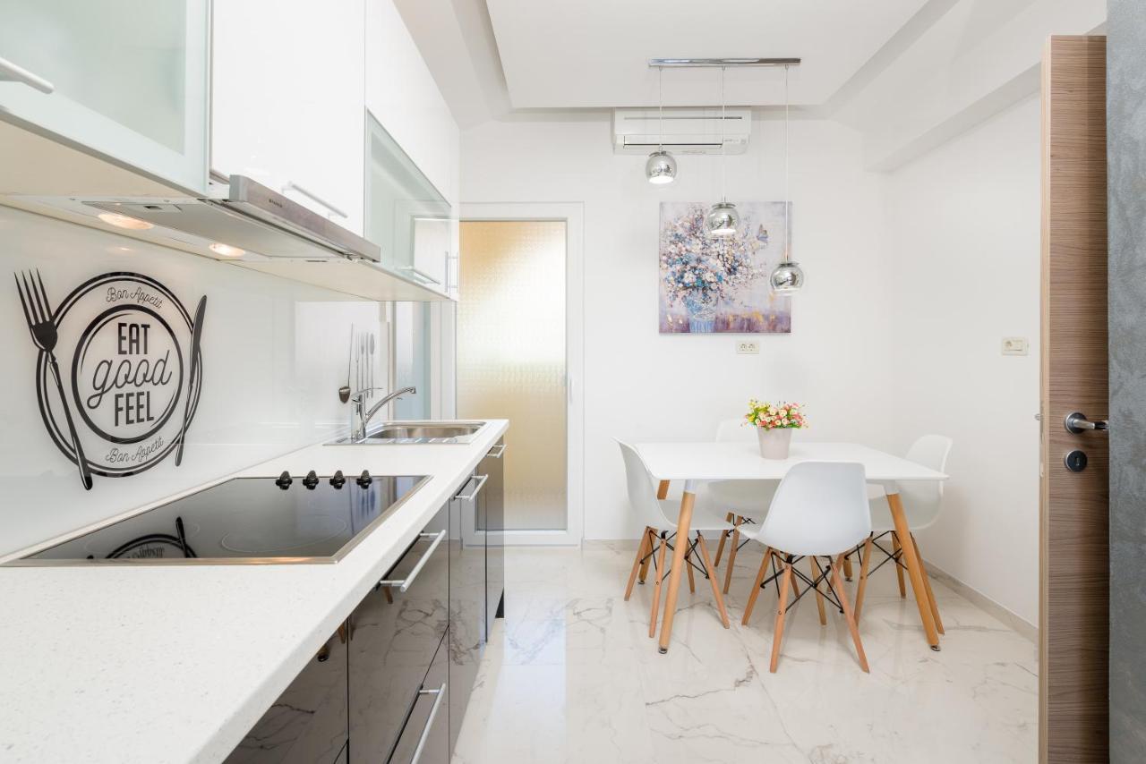 Luxury Bellavista Amazing Sea Holidays With Private Beach & Parking 밀나 외부 사진