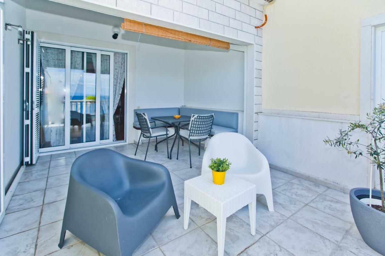 Luxury Bellavista Amazing Sea Holidays With Private Beach & Parking 밀나 외부 사진